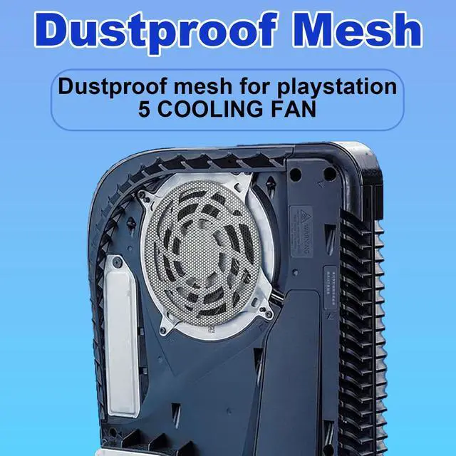 Alt view image 3 of 7 - ps5 dust Cover Filter Kit - 4 Pack High-Density Dust Screens with Cleaning Brush & 6 Adhesive Pads Compatible with PS5 Pro, PS5 Slim, PS5 Disc & Digital Editions
