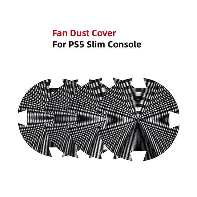 Alt view image 2 of 6 - 2PC/4PC Dust Cover Net for PS5 Slim,Dust Filter Cover for Console Heatsink Fan,Cooling Vents Dust Screen (4pcs)