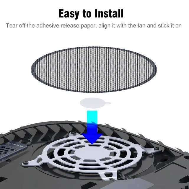 Alt view image 2 of 6 - Dust Screen Fan Filter, Dust Cover Kit t for PS5 Pro & Slim