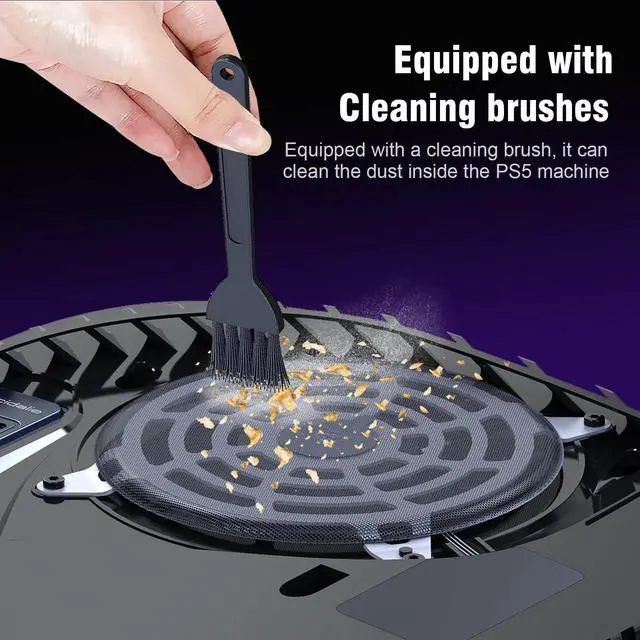 Alt view image 5 of 6 - Dust Screen Fan Filter, Dust Cover Kit t for PS5 Pro & Slim