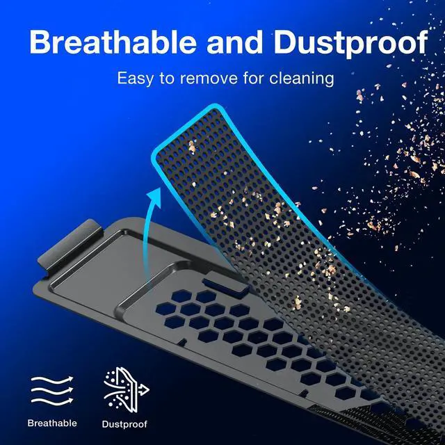 Alt view image 7 of 7 - Metal Heat Dissipation Cover for PS5 Pro PS5 Slim M.2 SSD Expansion Slot | Fit for PS5 NVMe SSD w/Heatsink | New Breathable Cellular Hole | Cooling and Dust Proof | Black (PS5 Pro/Slim)