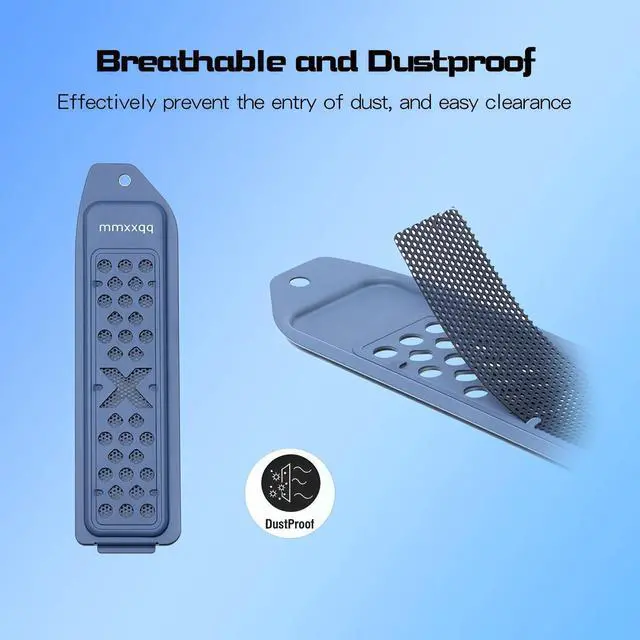 Alt view image 3 of 7 - PS5 Metal Cooler Cover and Dust Cover Kit | Includes Cleaning Brush | Seven Dust Plugs and Four Fan Dust Filters|Compatible with PS5 Pro, PS5 Slim Digital Edition, and Disc Drive Edition (Grey)