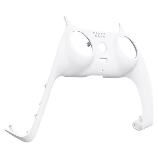 Alt view image 4 of 4 - White Decorative Trim Shell Compatible with p s 5 Controller, DIY Replacement Clip Shell, Custom Plates Cover Compatible with p s 5 Controller with Accent Rings
