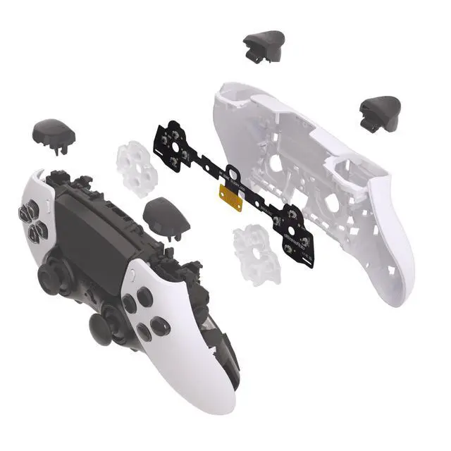 Alt view image 3 of 7 - Face Buttons Clicky Kit for PS5 Edge Controller, Custom Tactile Dpad Action Buttons for PS5 Edge Controller D-pad X Circle Square Triangle Keys Mouse Click Kit - Without Gamepad