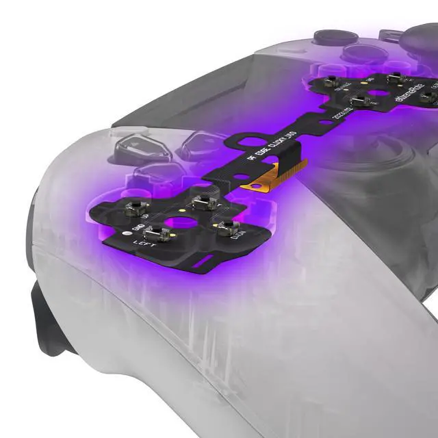 Alt view image 7 of 7 - Face Buttons Clicky Kit for PS5 Edge Controller, Custom Tactile Dpad Action Buttons for PS5 Edge Controller D-pad X Circle Square Triangle Keys Mouse Click Kit - Without Gamepad
