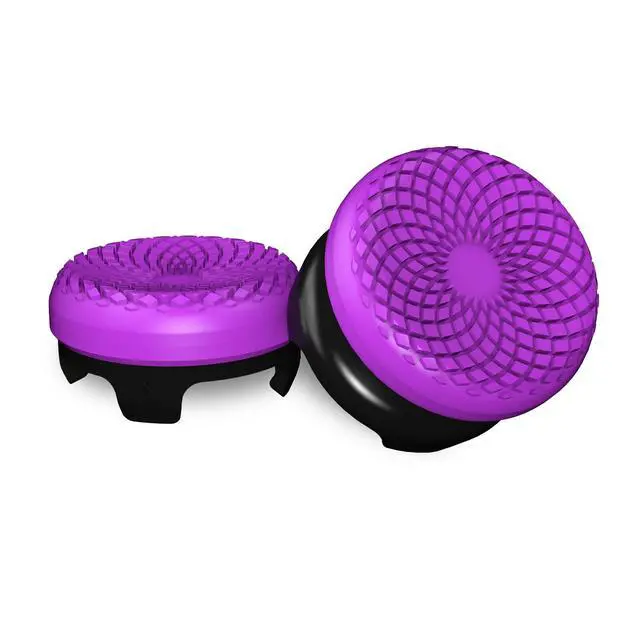 Alt view image 5 of 6 - FPS Freek Frenzy for PlayStation 5 (PS5) and PlayStation 4 (PS4) Controller | Performance Thumbsticks | 1 High-Rise, 1 Mid-Rise | Purple/Black
