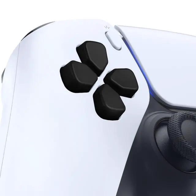 Alt view image 3 of 4 - Ergonomic Split Dpad Buttons (SDP Buttons) for PS5 Controller, Black Independent D-pad Direction Buttons for PS5 Edge, for PS4 Controller - No Controller