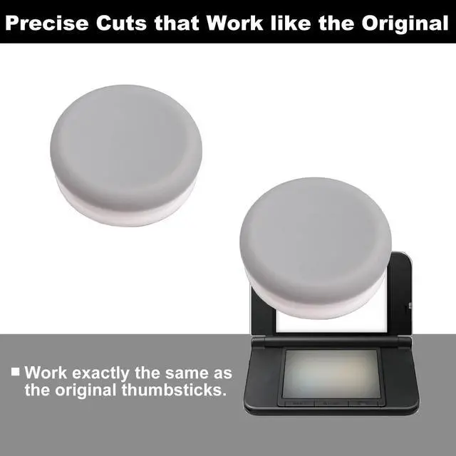 Alt view image 2 of 6 - 2Pcs Analog Stick Cap Replacement 3D Joystick Cover for 2DS 3DS 3DSXL 3DSLL New 3DS New 3DSXL New 3DSLL Controller