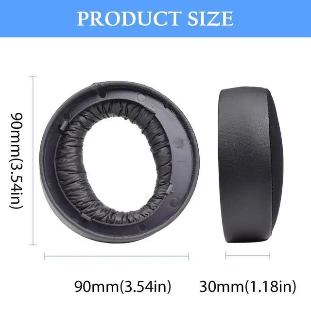 Alt view image 6 of 7 - Pulse 3D Earpads Cushions Replacement for Sony PlayStation 5 Pulse 3D PS5 Headset,PS5 Cooling Gel Ear Pads Replacement Ear Cushions,Ear Cups Accessories with Noise Isolation Foam(Black)