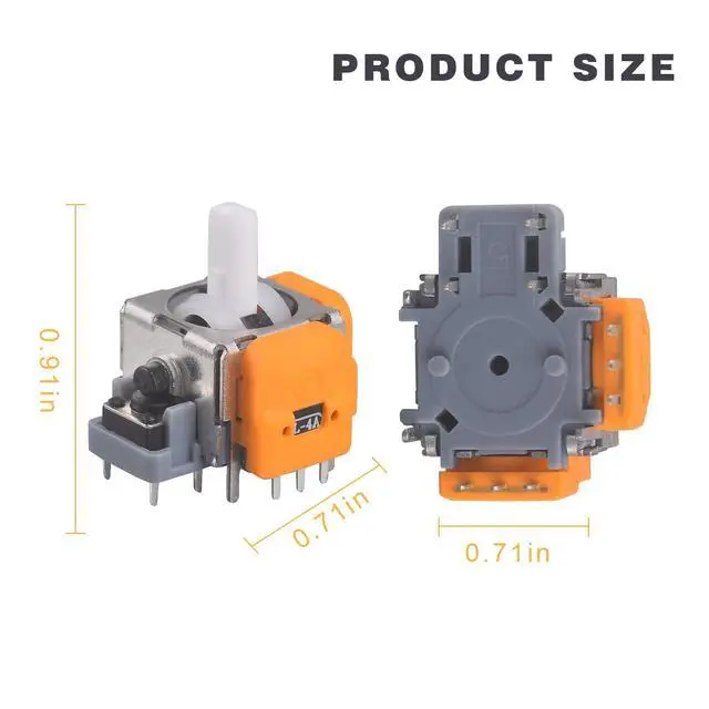 Alt view image 6 of 7 - Qualitied Hall Effect Joystick Analog Stick Replacement For PS4/Xbox/PS5/Switch Pro-10 Packs. (10 Packs for Switch Pro)