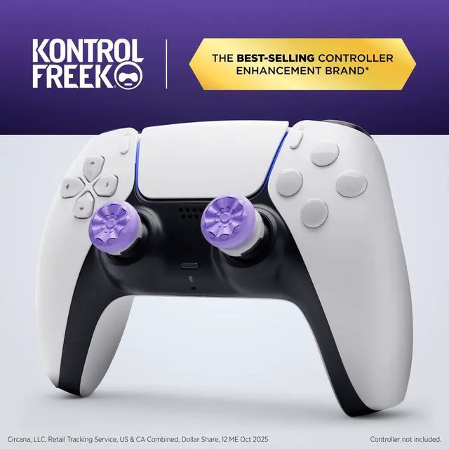 Alt view image 2 of 7 - FPS Freek Galaxy Purple for PlayStation 4 (PS4) and PlayStation 5 (PS5) | Performance Thumbsticks | 1 High-Rise, 1 Mid-Rise | Purple