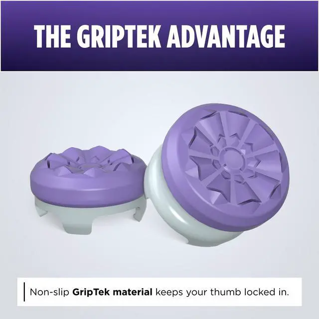Alt view image 3 of 7 - FPS Freek Galaxy Purple for PlayStation 4 (PS4) and PlayStation 5 (PS5) | Performance Thumbsticks | 1 High-Rise, 1 Mid-Rise | Purple