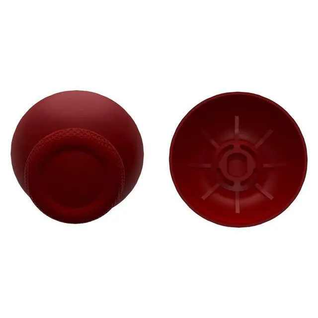 Alt view image 5 of 5 - Carmine Red Replacement Thumbsticks for PS5 Controller, Custom Analog Stick Joystick for PS4 Controller Universal