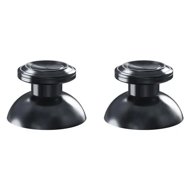 Alt view image 4 of 6 - Custom Black Metal Thumbsticks for PS5 Controller, Replacement Aluminum Analog Stick Joystick for PS4 Controller