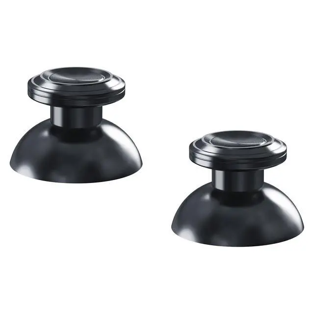 Alt view image 5 of 6 - Custom Black Metal Thumbsticks for PS5 Controller, Replacement Aluminum Analog Stick Joystick for PS4 Controller