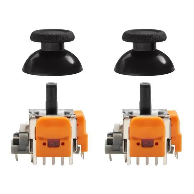 Alt view image 3 of 7 - 2 Pack Hall Effect Joystick Replacement Kit for PS5 - Anti-Drift 3D Analog Thumbsticks for PlayStation 5