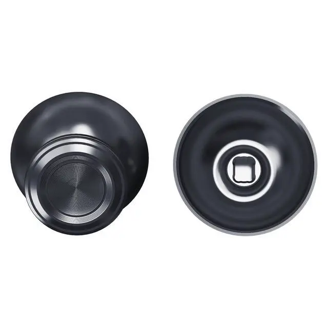 Alt view image 6 of 6 - Custom Black Metal Thumbsticks for PS5 Controller, Replacement Aluminum Analog Stick Joystick for PS4 Controller