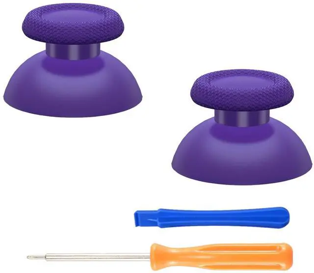 Main image of Purple Replacement Thumbsticks for PS5 Controller, Custom Analog Stick Joystick for PS4 Controller Universal