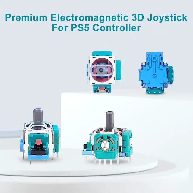 Alt view image 7 of 7 - 6 Pack Joysticks Replacement for PS5 Controller,Analog 3D Joysticks Replacement Compatible with PlayStation 5 Controller Part with Repair Screwdriver Kit for PS5 Controller.