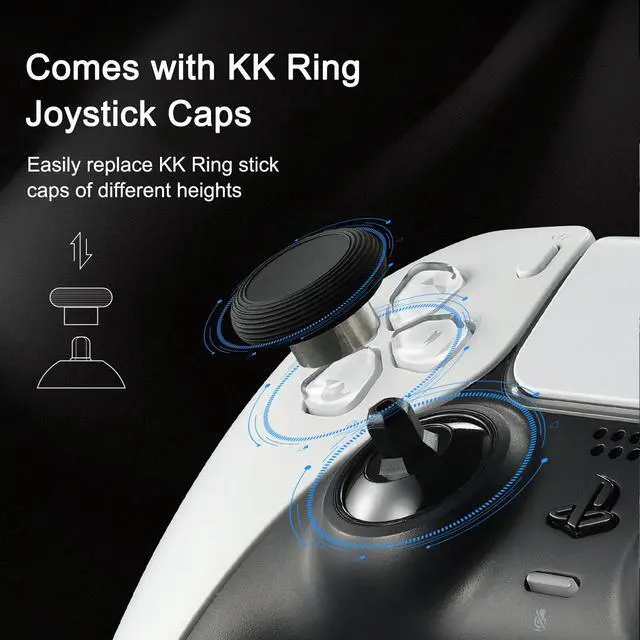 Alt view image 6 of 7 - GuliKit TMR Joysticks Replacement for DualSense PS5 / PS5 Edge Controller