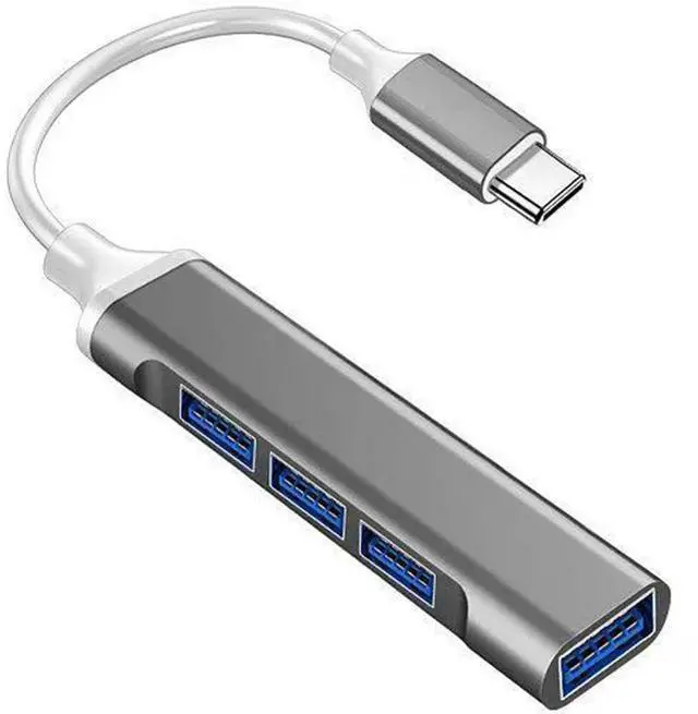 Main image of 4-Port USB C Hub with USB 3.0/2.0, Multi-Port Type C Hub,Aluminum USB C Multiport Adapter for PC/Laptop/Keyboard/Mouse/Xbox/PS5/Flash Drive/Printer and More Devices