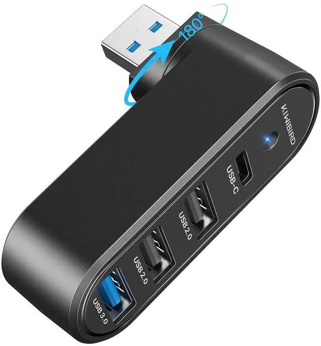 Main image of USB Port Splitter, Double USB Adapter, Small mini USB HUB, USB Expander for Laptop with USB3.0 USB2.0 USBC 4 Port Compatible with Computer PC PS5 Keyboard Mouse Flash Drive Printer Phone