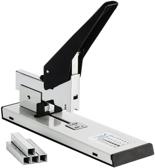 Main image of Heavy Duty Stapler, 200 Sheet Capacity, 2000 Staples | All Metal Full Strip Stapler, Multiple Staple Sizes, for Thick Reports, High-Volume Office and Classroom Use