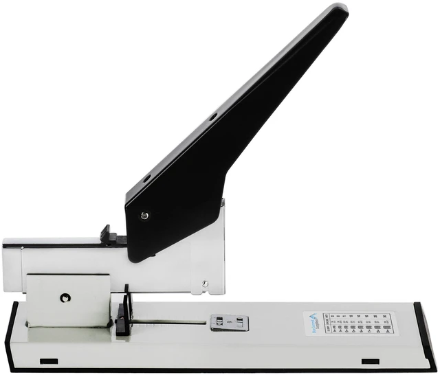 Alt view image 2 of 4 - Heavy Duty Stapler, 200 Sheet Capacity, 2000 Staples | All Metal Full Strip Stapler, Multiple Staple Sizes, for Thick Reports, High-Volume Office and Classroom Use