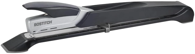 Main image of Bostitch Office Booklet Stapler - One Finger, No Effort, Spring Powered, Long Reach Stapler - Silver (1610)