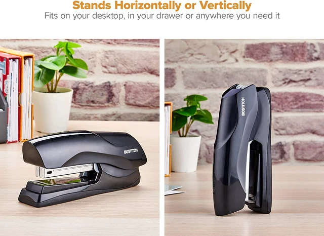 Alt view image 7 of 7 - Office Stapler Heavy Duty - 40 Sheet Stapler for Desk -Full-Strip - Includes 1260 Staples - Black