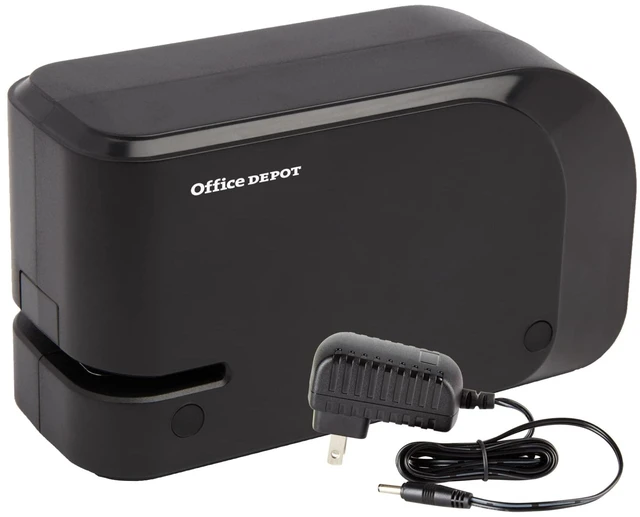 Main image of Half-Strip Compact Electric Stapler, Black, 71757
