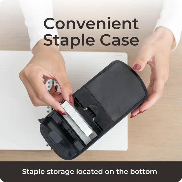 Alt view image 4 of 6 - Electric Stapler Heavy Duty Automatic Idustrial Use for Desktop Office | 45-Sheet Capacity, Quiet Operation, Jam-Free, Easy Reload, AC Adapter Powered