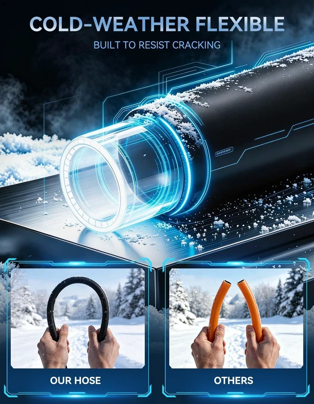Alt view image 4 of 7 - Fuel Transfer Pump 3GPM, Siphon Pump for Gasoline and Diesel | Battery Powered, Ultra-Fast-Flow structure, Cold-resistant Hose, Broad Equipment Compatibility, Gift-ready Packaging
