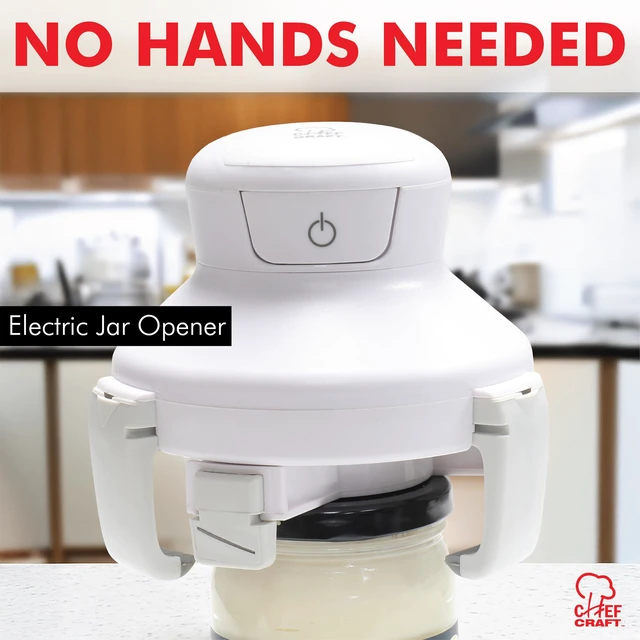 Alt view image 2 of 6 - Hands free/Self-Centering, Three-Armed Electric Jar Opener