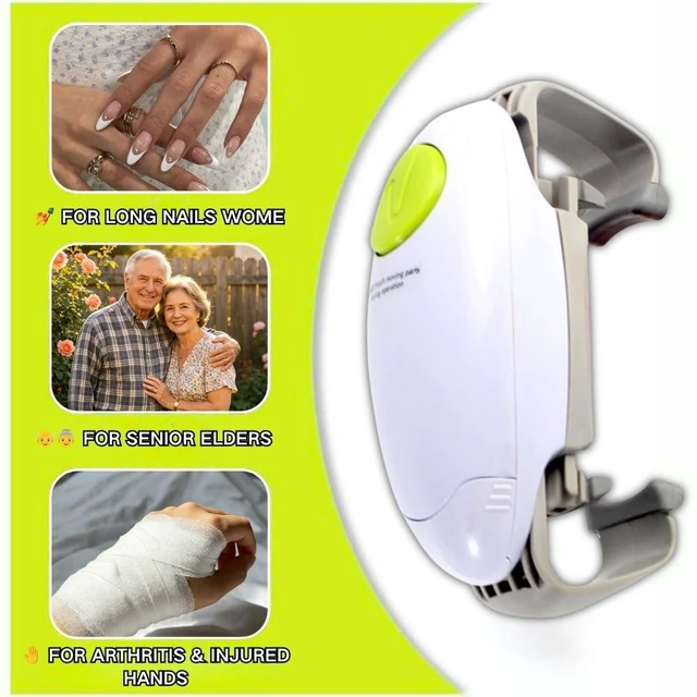 Alt view image 5 of 7 - Electric Jar Opener, Automatic One-Touch Jar Opener with Upgraded Dual-Grip, 3-Second Fast Motor Kitchen Gadget for Seniors with Arthritis and Weak Hands