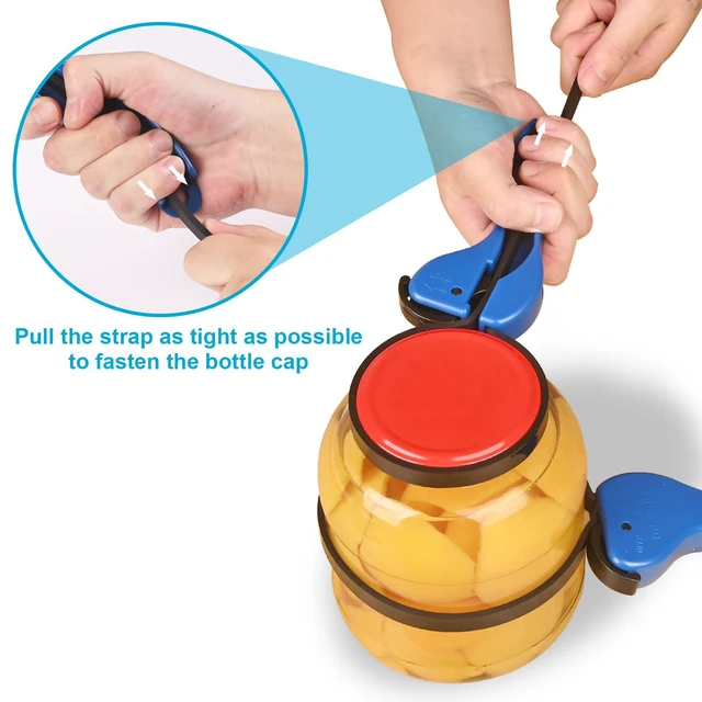 Alt view image 3 of 7 - Double-Handle Jar Opener Seniors, Lg Jars, Arthritis, Patent, Self-Lock