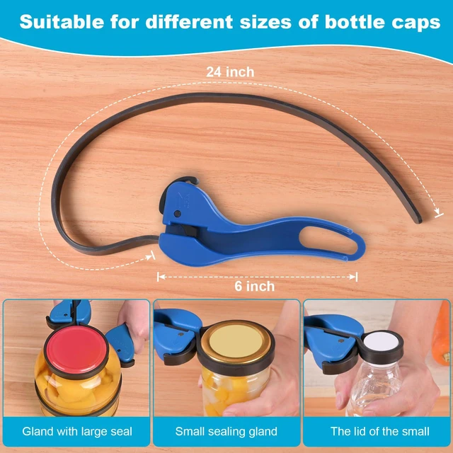 Alt view image 5 of 7 - Double-Handle Jar Opener Seniors, Lg Jars, Arthritis, Patent, Self-Lock