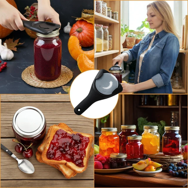 Alt view image 6 of 6 - Jar Opener for Weak Hands Non-slip Base Pad Jar Lid Opener for Seniors with Arthritis Heavy-duty Grip for Stuck Jars and Tight Lids Kitchen Gift for Parents