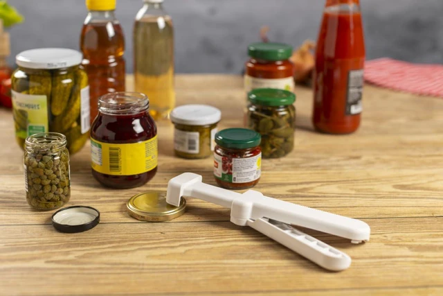 Alt view image 4 of 5 - Compact Jar Opener Easy Grip Adjustable Lid Remover for All Jar Sizes, Ergonomic & Arthritis-Friendly Kitchen Tool, Swiss-Engineered Design