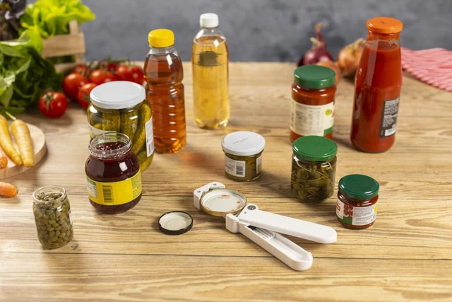 Alt view image 5 of 5 - Compact Jar Opener Easy Grip Adjustable Lid Remover for All Jar Sizes, Ergonomic & Arthritis-Friendly Kitchen Tool, Swiss-Engineered Design