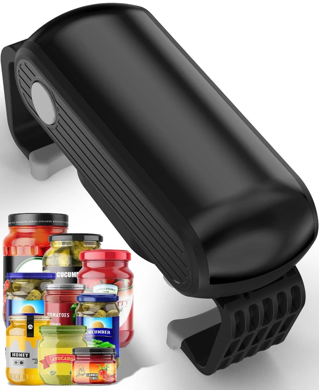 Main image of Electric Jar Opener for Seniors with Arthritis, Automatic Jar Opener for Weak Hands, High Torque Battery Operated Bottle Opener, Hands Free Jar Opener Kitchen Gadget for Screw-Top Glass Jars