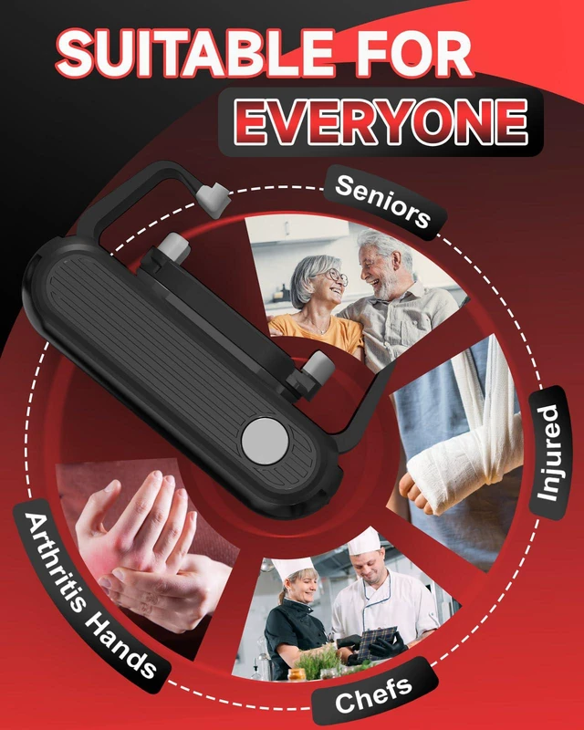 Alt view image 5 of 7 - Electric Jar Opener for Seniors with Arthritis, Automatic Jar Opener for Weak Hands, High Torque Battery Operated Bottle Opener, Hands Free Jar Opener Kitchen Gadget for Screw-Top Glass Jars
