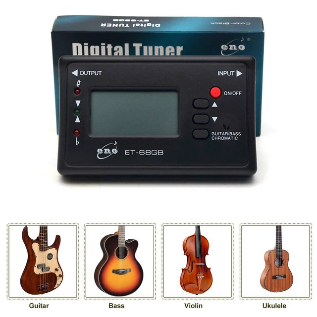 Alt view image 2 of 6 - Chromatic Tuner for Guitar Electric Bass Mandolin Ukulele Violin Banjo Cello