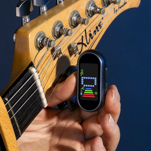 Alt view image 6 of 7 - Rechargeable Clip-on Tuner for Guitar Bass Ukulele with Chromatic Mode