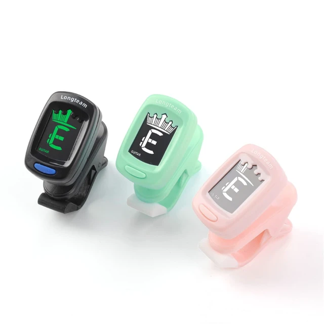Alt view image 5 of 7 - Clip On Guitar Tuner For All Instruments, Ukulele, Guitar, Bass, Mandolin, Violin, Banjo, LCD Display, 360 Degree Rotating, Fast & Accurate (black)