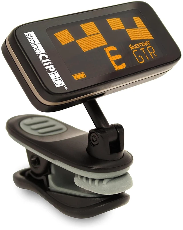 Main image of StroboClip HD Clip-On Guitar Tuner, ±0.1 Cent Accuracy for Acoustic, Electric, Bass, Violin, Ukulele