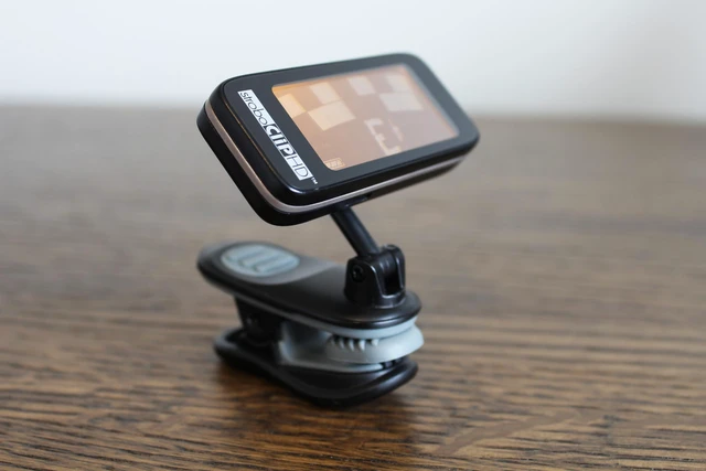 Alt view image 4 of 7 - StroboClip HD Clip-On Guitar Tuner, ±0.1 Cent Accuracy for Acoustic, Electric, Bass, Violin, Ukulele