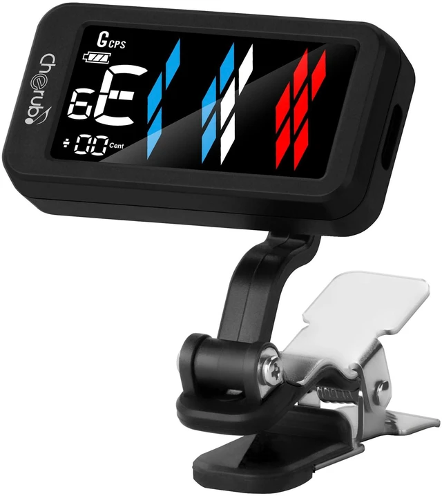 Main image of WST-905Li Rechargeable Clip-On Guitar Tuner,4 Display Modes, ±1 cent High Degree of Accuracy, 5 Tuning Modes for All Instruments, Rechargeable Battery