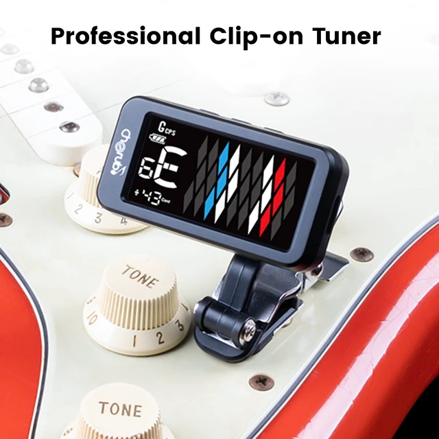 Alt view image 5 of 6 - WST-905Li Rechargeable Clip-On Guitar Tuner,4 Display Modes, ±1 cent High Degree of Accuracy, 5 Tuning Modes for All Instruments, Rechargeable Battery