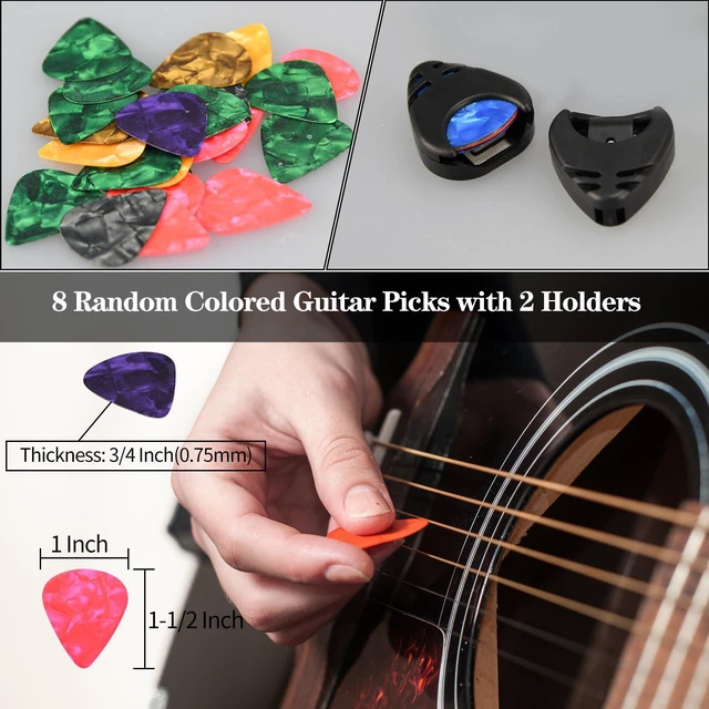 Alt view image 6 of 7 - Guitar Accessories, Guitar Capo Guitar Tuner Guitar Picks and Holder | for Guitar Players and Beginners